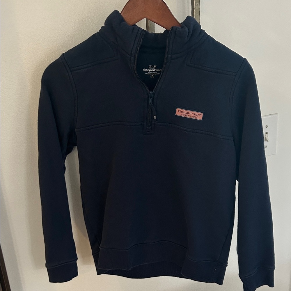 Vineyard Vines Boys Dark Blue Zip-Up Sweatshirt